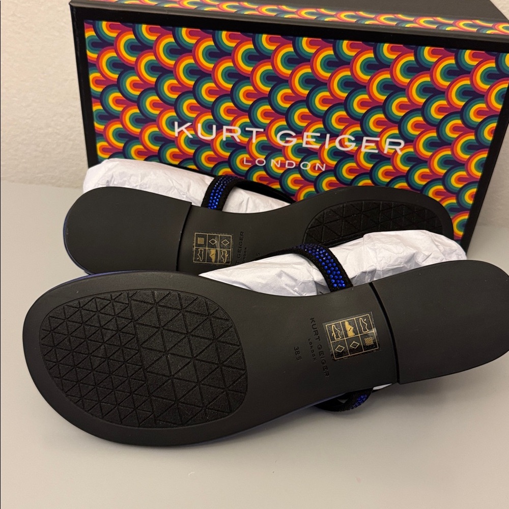 NIB Kurt Geiger slingback flat sandals 8. - Picture 4 of 5